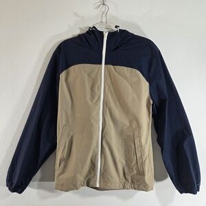 J. CREW Authentic Outerwear Hooded Mesh-Lined Cotton-Blend Windbreaker Jacket